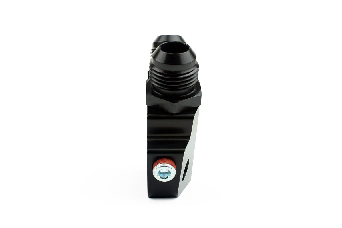 Improved Racing - Oil cooler adapter, low-profile, GM LS series engine, rear sump