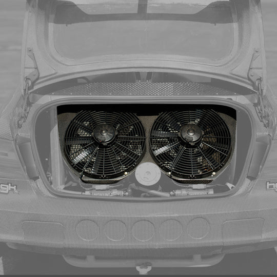 HGK Racing - E92 Rear Mounted Radiator Kit