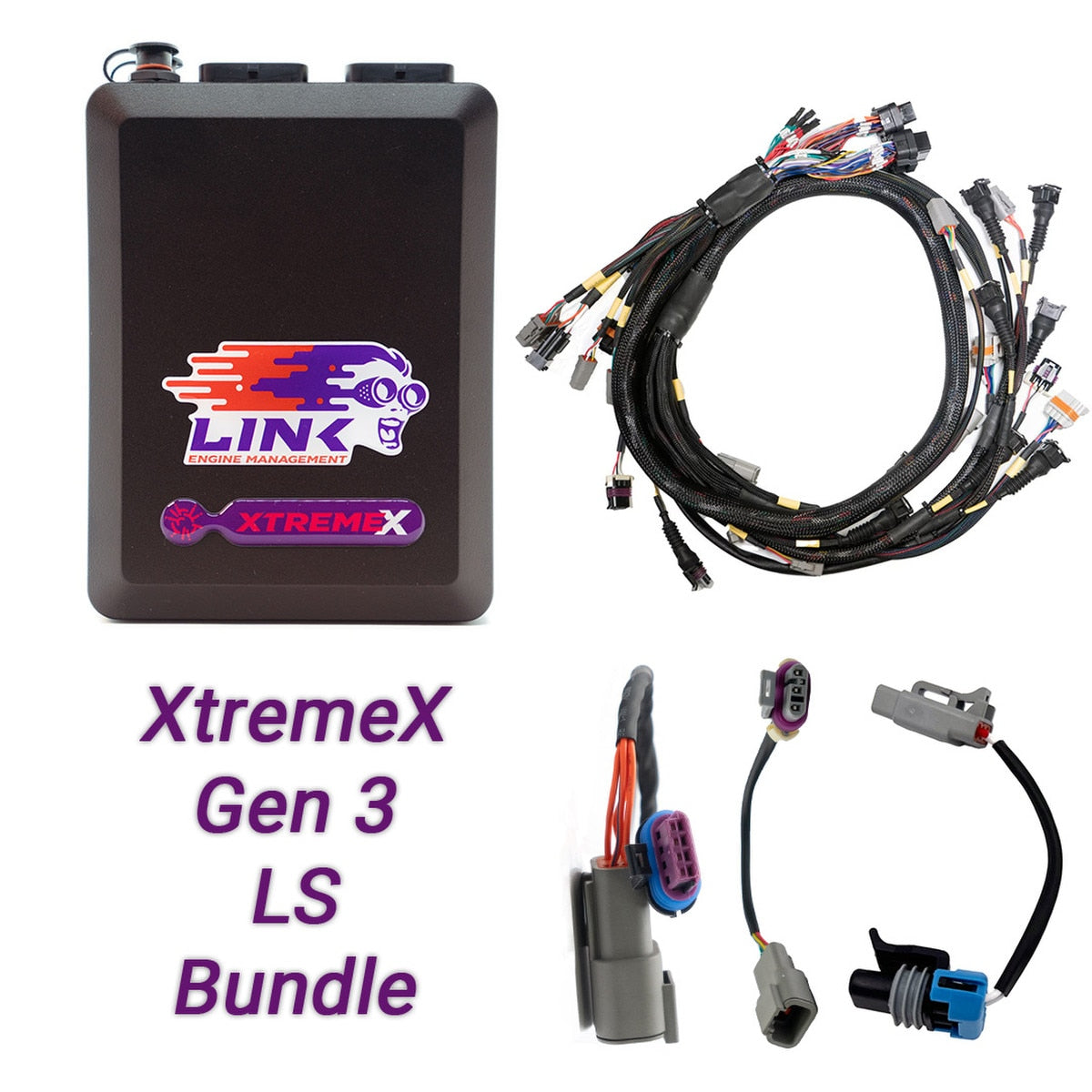LINK ECU - Gen3 LS Drive-By-Wire Bundle: G4X XtremeX ECU + LS Engine Harness bundle