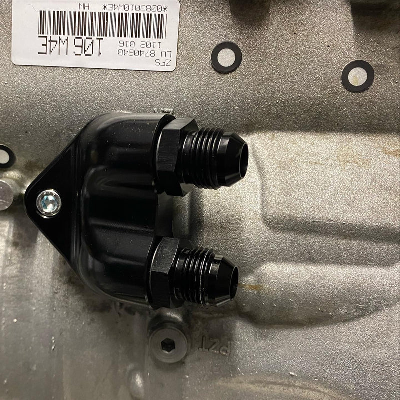 DomiWorks Engineering - 8HP OIL COOLER ADAPTER - 8HP70 / 75 JAGUAR LAND ROVER / ASTON MARTIN - TYPE 6