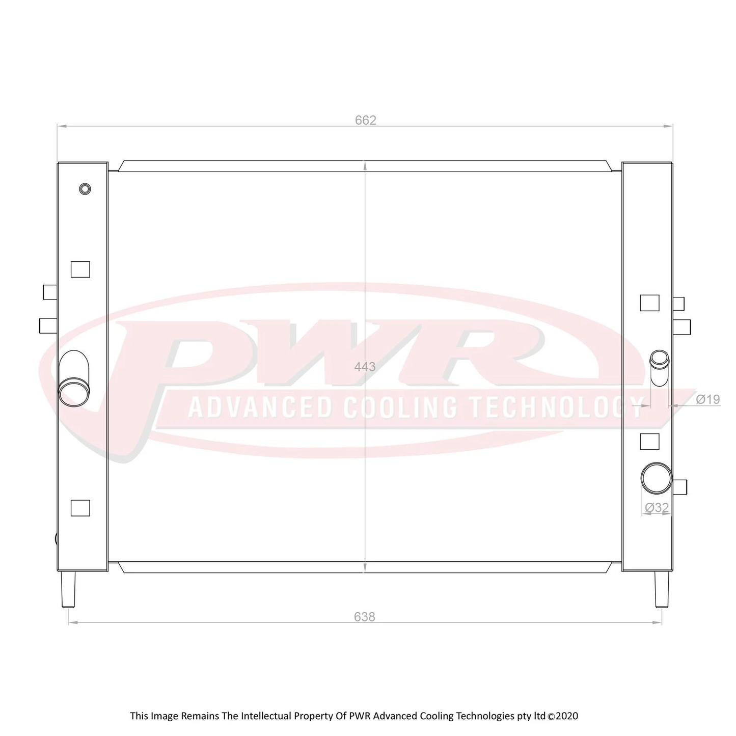 PWR - 32mm Performance Radiator (Mazda MX-5 NC 1.8L/2.0L 05-13)