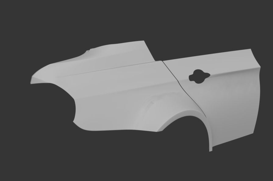 Big Duck Club - BMW E90 Rear Overfenders (65mm)