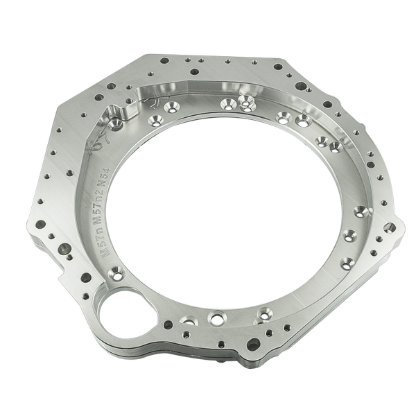 PMC Motorsport - Adapter kit GM Chevrolet V8 LS LS1 LS3 LS7 LM7 LQ - BMW M57N2 6-speed HGU HGK / N54 - 184mm / 7.25" (P) (A-LS-HGU-184P)
