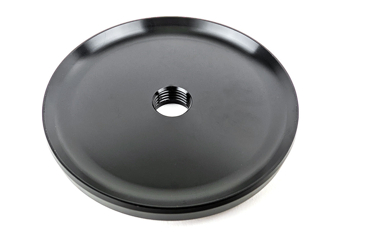 Improved Racing - CCR oil catch can bottom cap with -6 ORB drain port