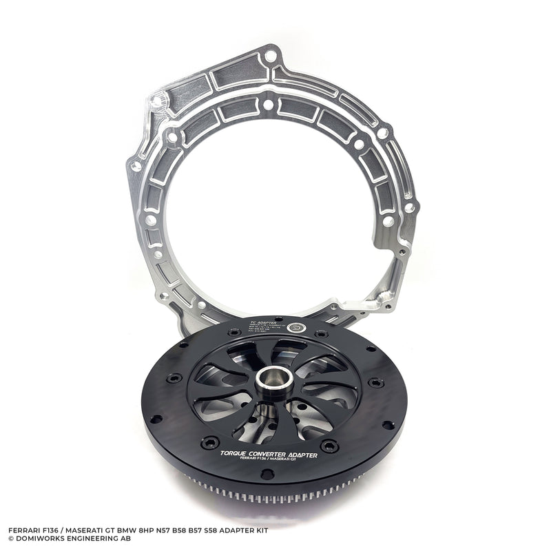 DomiWorks Engineering - FERRARI F136 / MASERATI GT BMW 8HP N57 B58 B57 S58 ADAPTER KIT