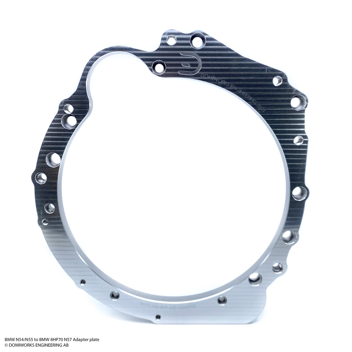 DomiWorks Engineering - BMW N54 N55 S55 TO 8HP70 N57 ADAPTER PLATE