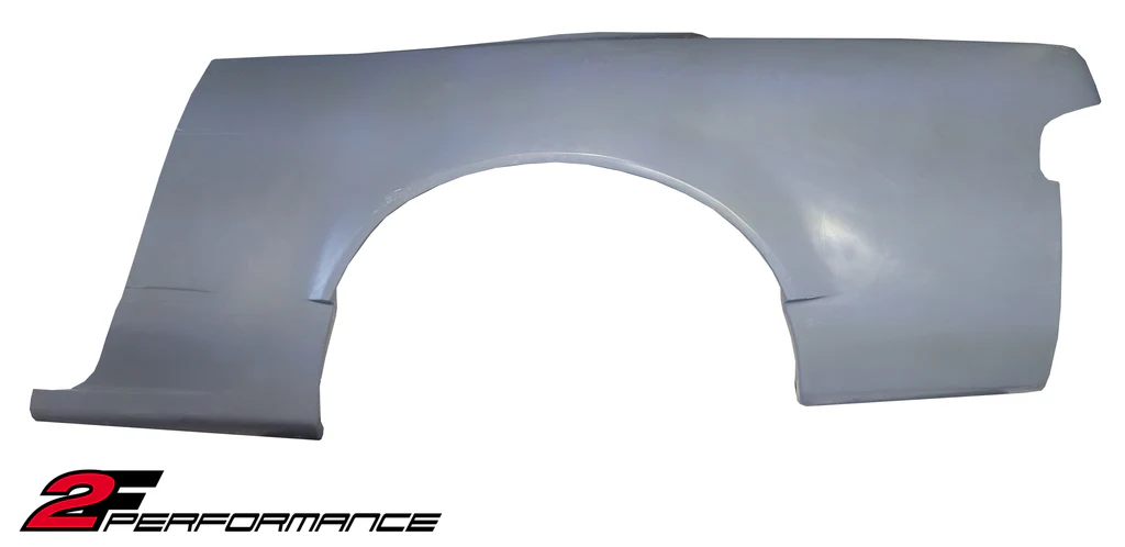 2FPERFORMANCE - NISSAN S13 240SX SILVIA COUPE REAR OVERFENDERS - 55MM