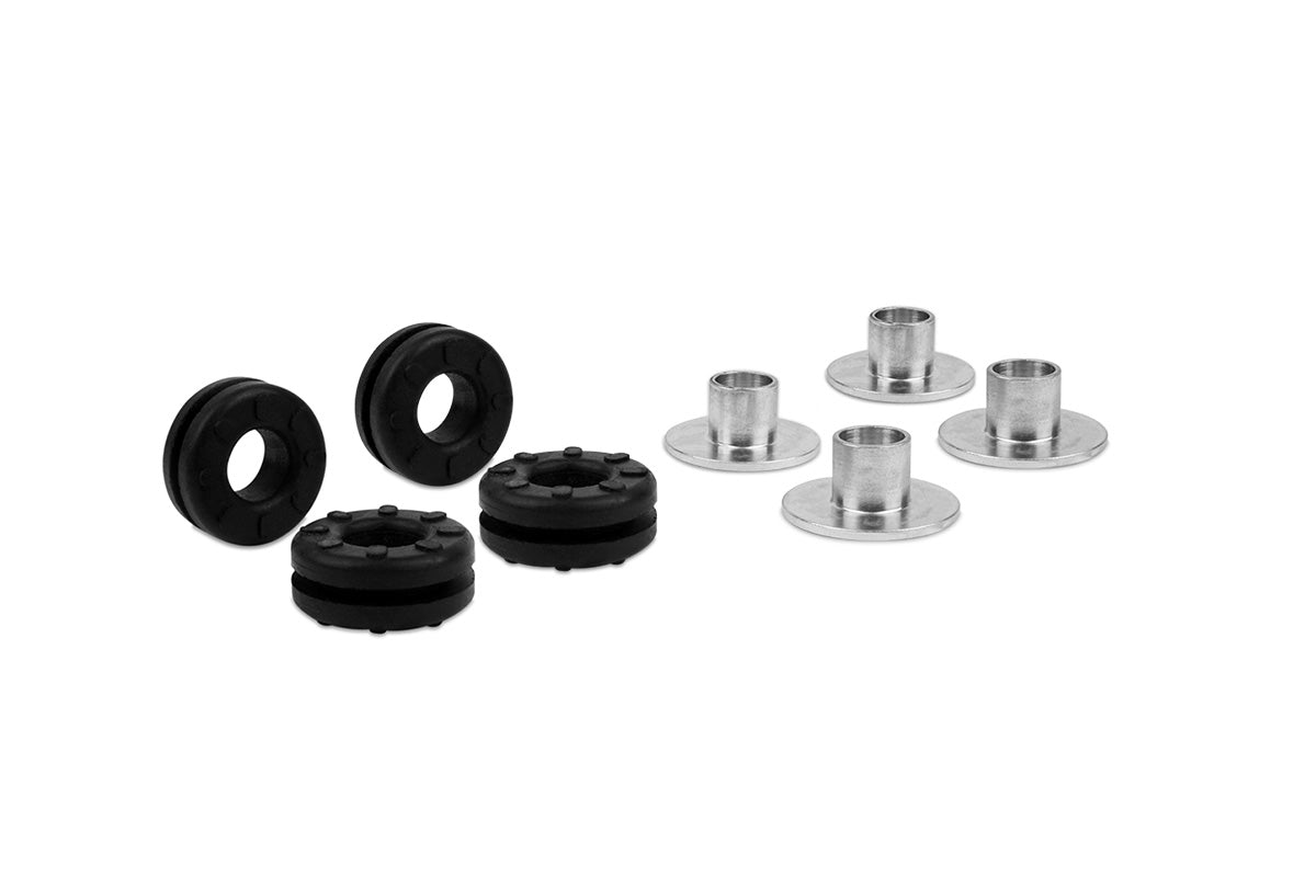 Improved Racing - Vibration Isolation Rubber Grommet & Insert for Oil Cooler Brackets, 4-PACK