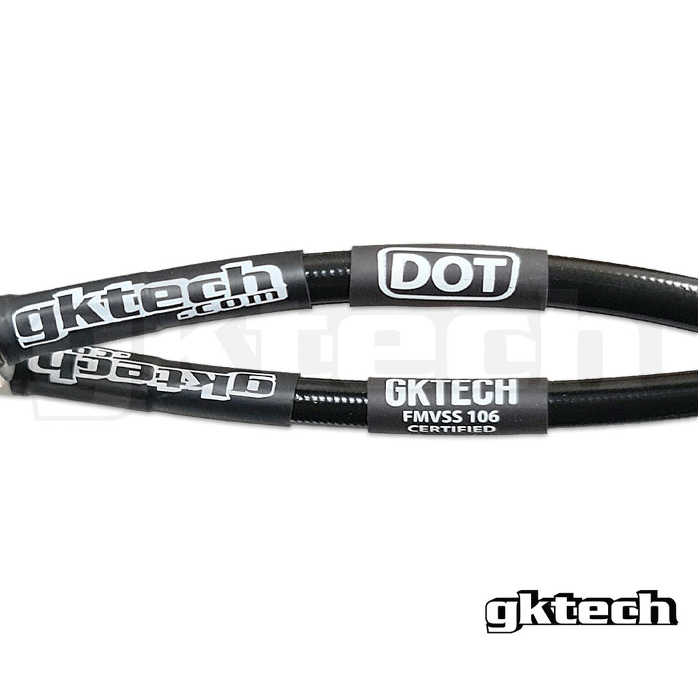 GKTech - Z33 350Z CONJUNTO DE LINHA DE FREIO TRANÇADA (DIANTEIRA E TRASEIRA) (Z33X-BRKE)