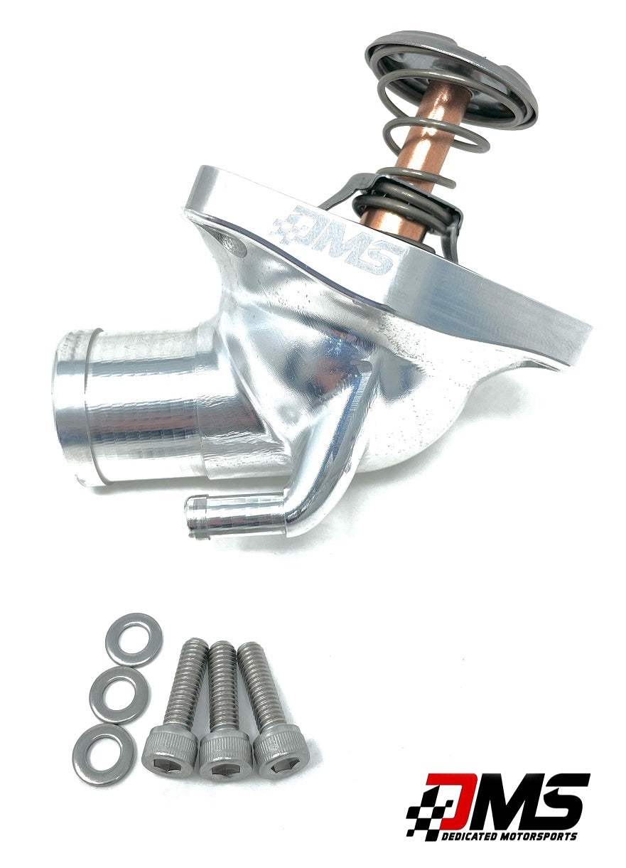 Dedicated Motorsports - LT Billet T-stat housing and 160 Thermostat - Silver