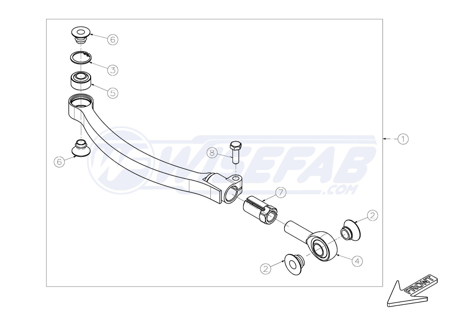 WiseFab - Nissan S14 S15 Rear Suspension Arm #4