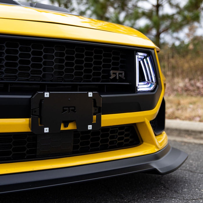 RTR - FRONT LICENSE PLATE BRACKET (24+ MUSTANG)