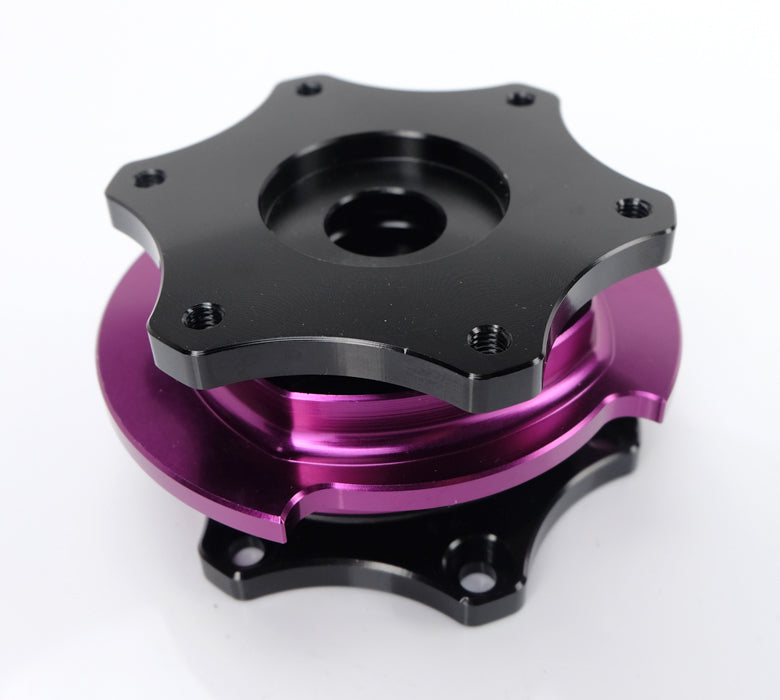 NRG SFI KEY WAY TYPE QUICK RELEASE BLACK-PURPLE