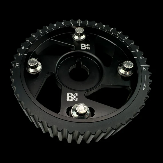 Brian Crower Toyota 2JZGTE Adjustable Cam Gears *No Center Bolt* Pair - Black