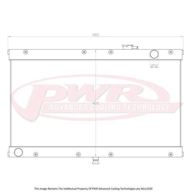 PWR - 42mm Performance Radiator (Mazda MX-5 NA 1.6L/1.8L 90-97)