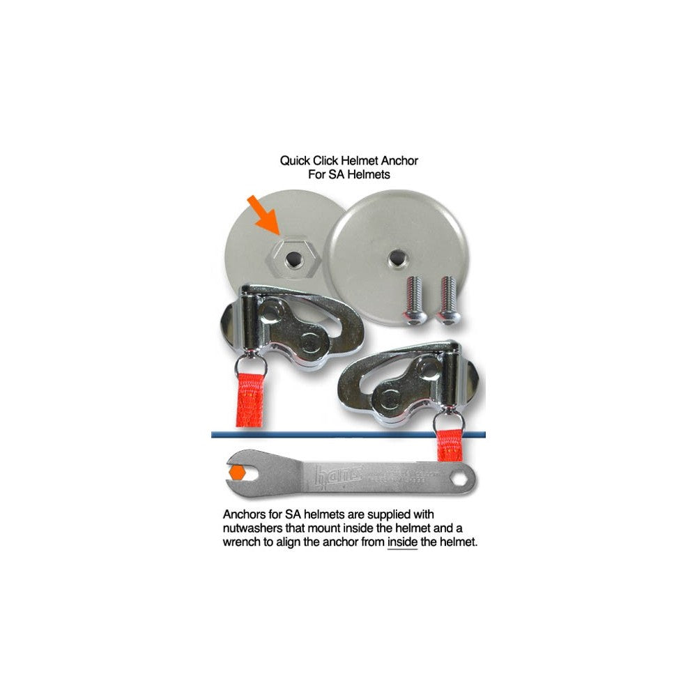 HANS - Spare Parts - Helmet Anchors For HANS Devices