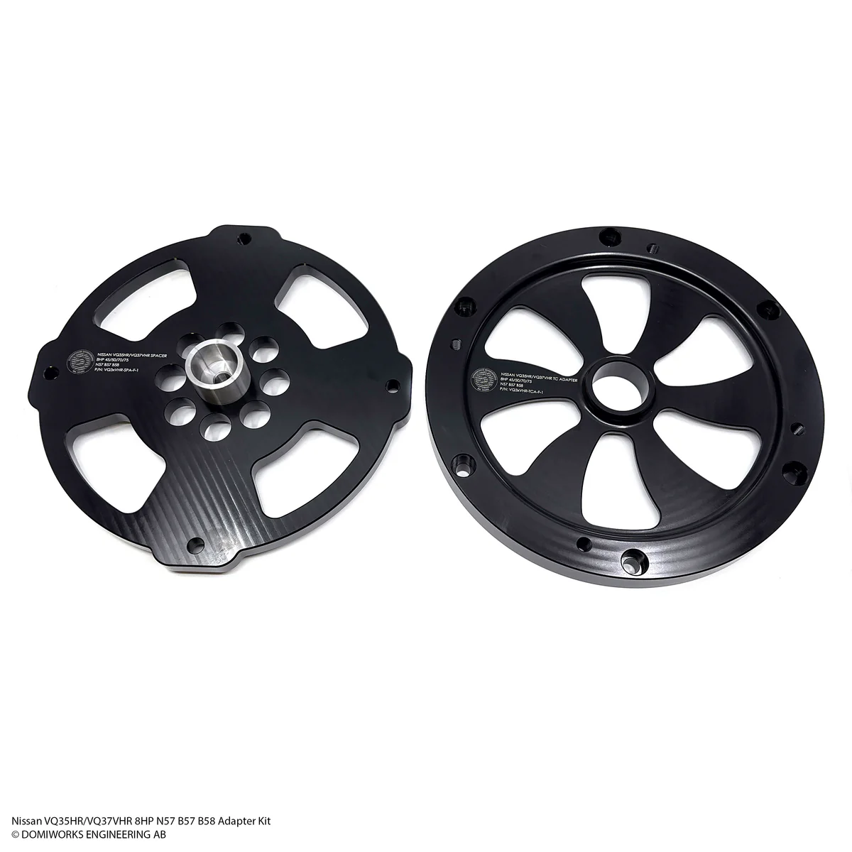 DomiWorks Engineering - NISSAN VQ35HR / VQ37VHR TO BMW 8HP 45/50/70/75 N57 B57 B58 ADAPTER KIT