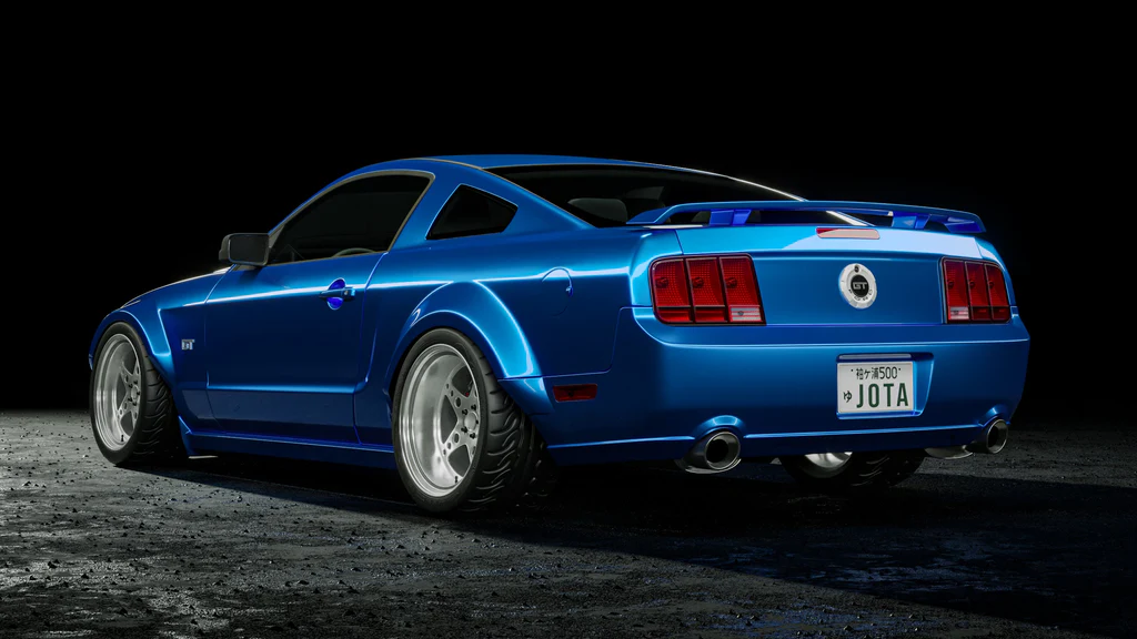 2FPERFORMANCE - FORD S197 MUSTANG 55MM WIDE REAR OVERFENDERS)