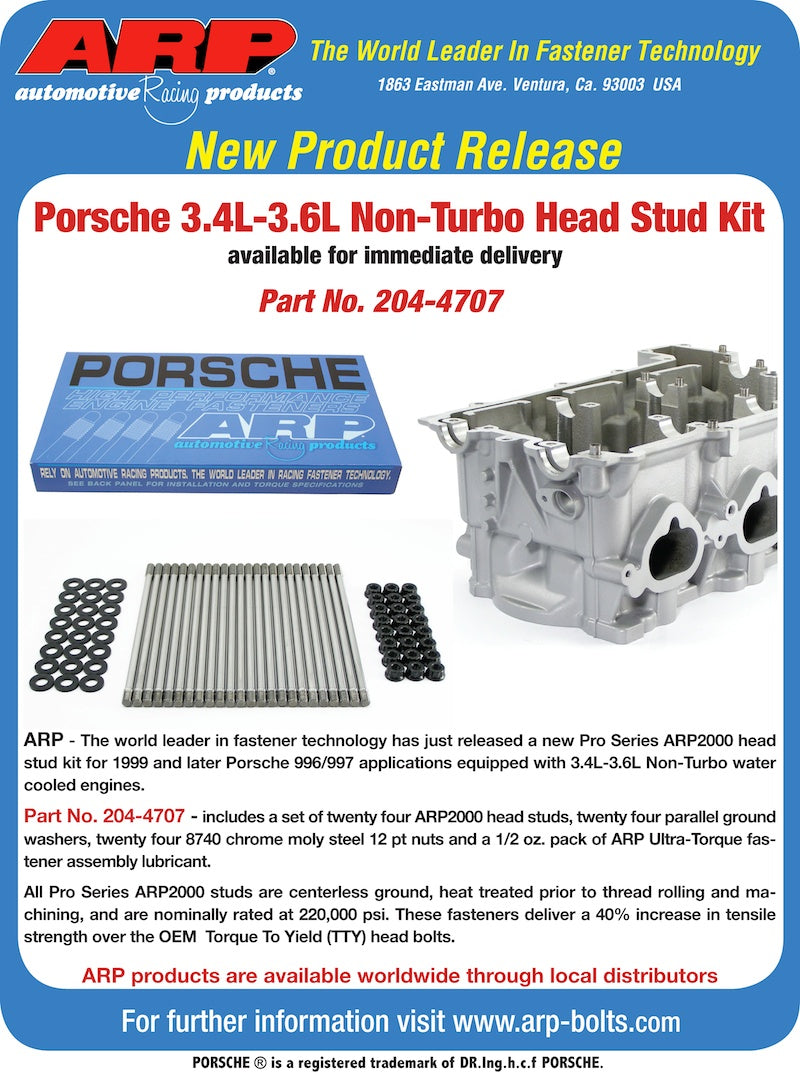 ARP Porsche 996 3.4/3.6 Head Stud Kit