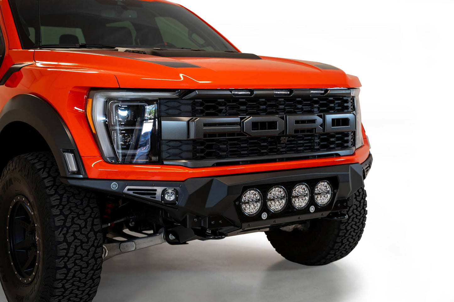 Addictive Desert Designs - 2021-2025 FORD F-150 RAPTOR/RAPTOR R BOMBER FRONT BUMPER (RIGID)