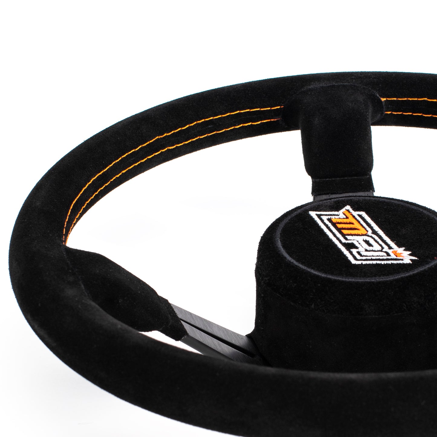 Max Papis Innovations - BL-14-A Deep Dish Suede Steering Wheel