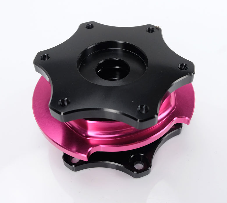 NRG SFI KEY WAY TYPE QUICK RELEASE BLACK-PINK