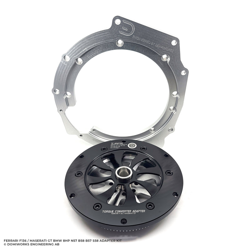 DomiWorks Engineering - FERRARI F136 / MASERATI GT BMW 8HP N57 B58 B57 S58 ADAPTER KIT