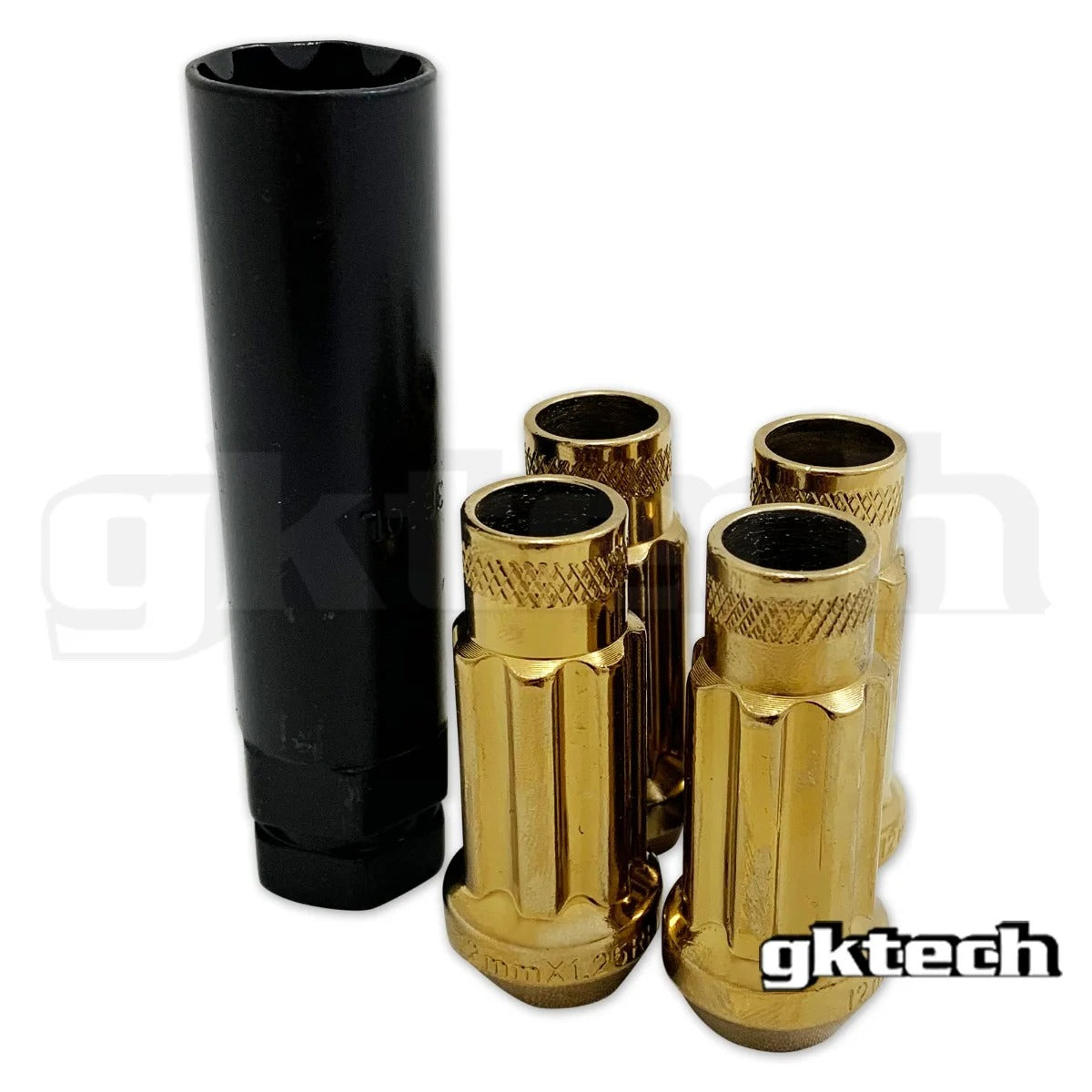 GKTech - PRETO - PORCAS ABERTAS (PACOTE DE 20) (PRETAS)