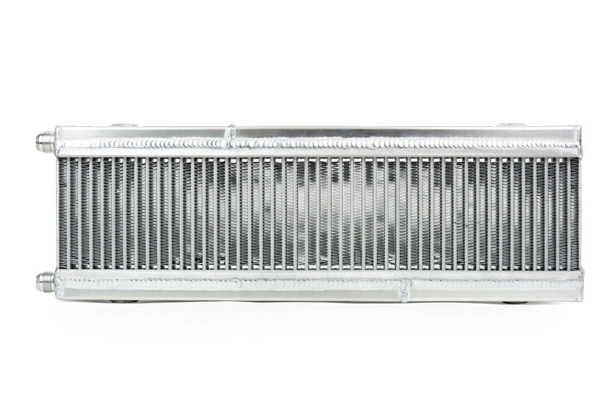 Improved Racing - High efficiency triple-pass oil cooler, 200 series, 48-row, 7.00" x 21.26", -10AN male ports