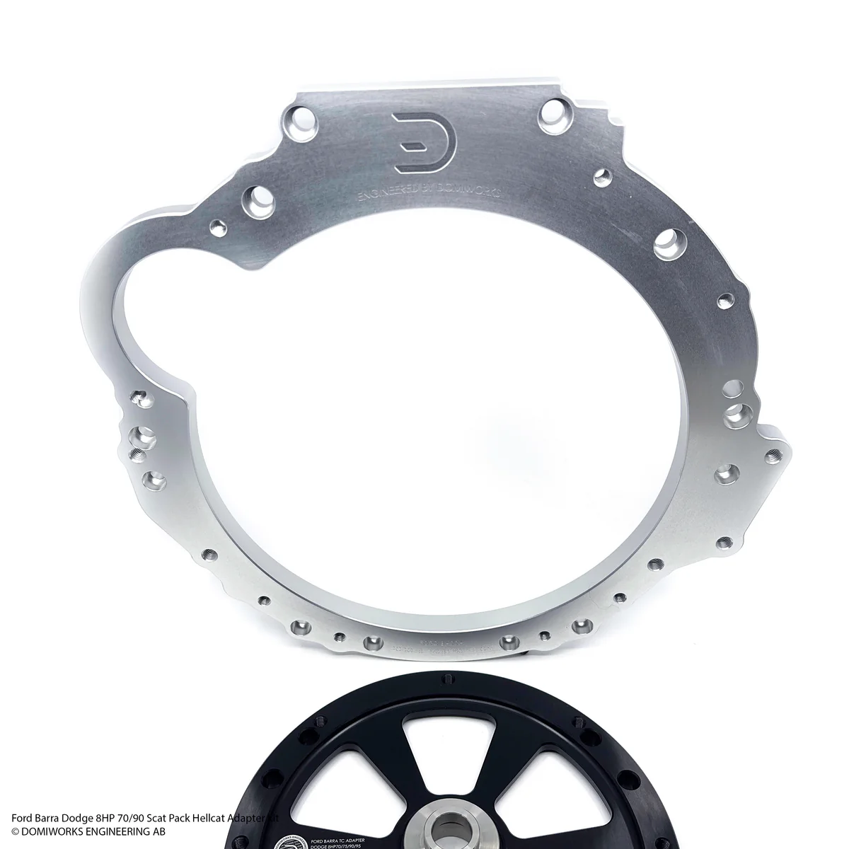 DomiWorks Engineering - FORD BARRA TO DODGE 8HP 70/75/90/95 SCAT PACK HELLCAT ADAPTER KIT