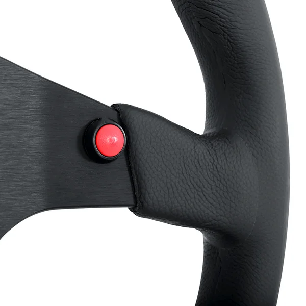 Momo MOD80 Steering Wheel 350 mm - Black Leather/Black Spokes