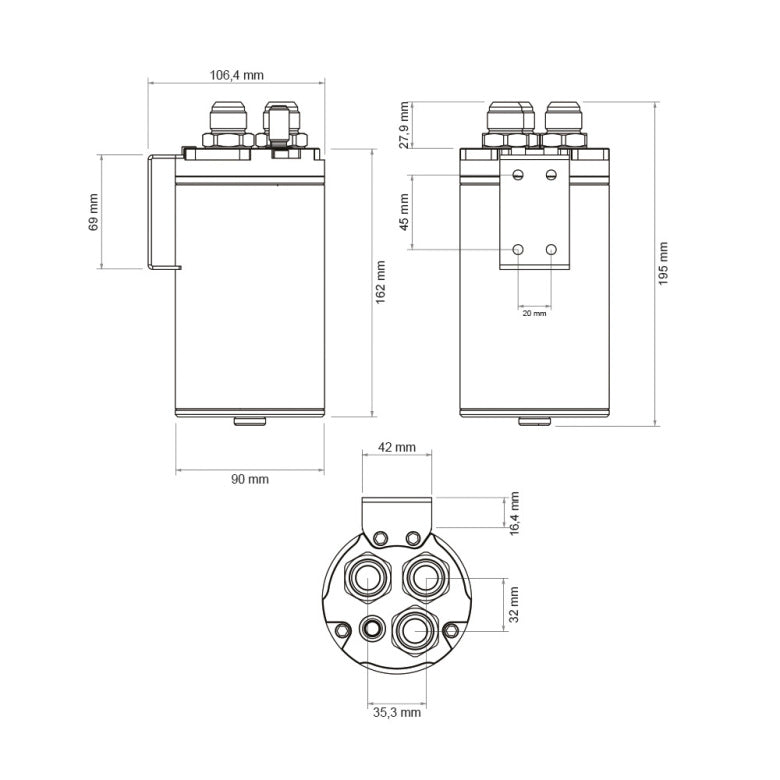 Nuke Performance - Performance Catch Can 0.75 liter