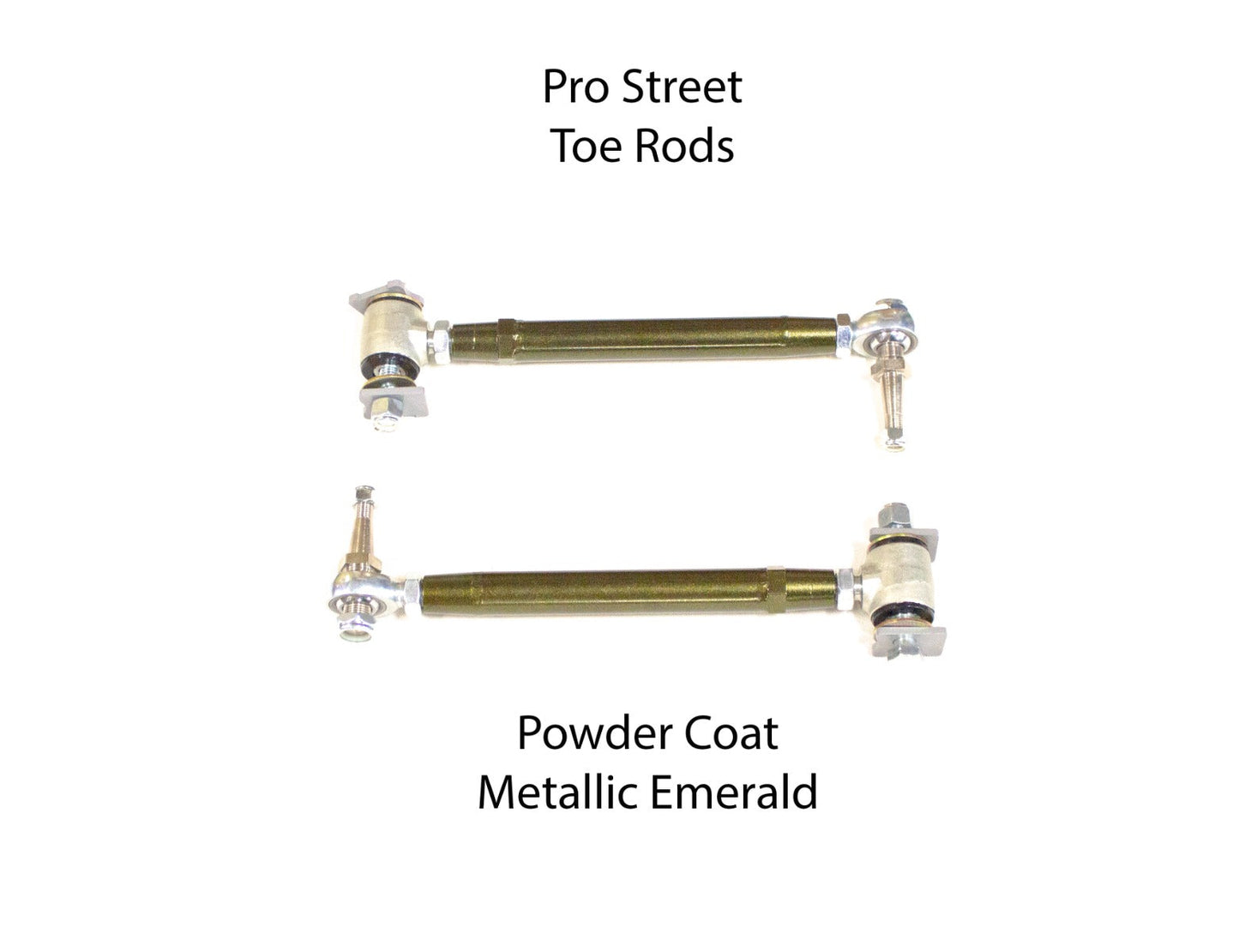 MX83 Toe Rods - Pro Street - Emerald