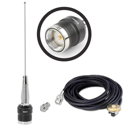 Rugged - UHF External Antenna Kit for Handheld Radios (UHF 450 - 470 MHz) for R1 - GMR2 PLUS - RDH16 - RDHX - ABH7 radios