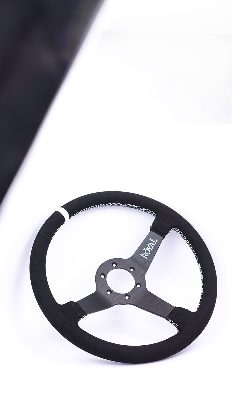 Grip Royal - Brute - 350mm - Suede - White TDC - White Stitch