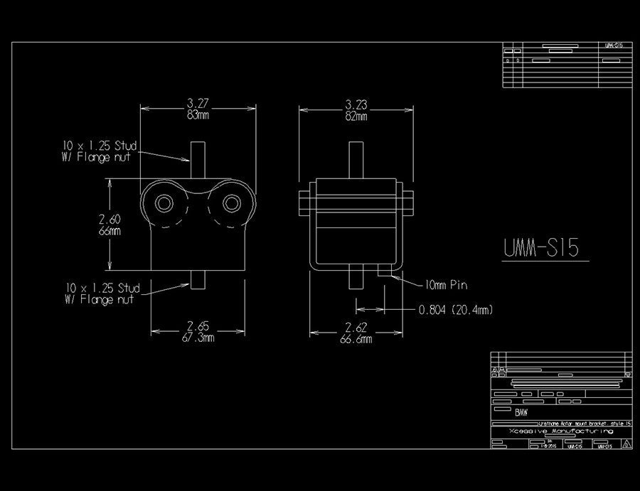 Urethane Motor Mount -- Series 15