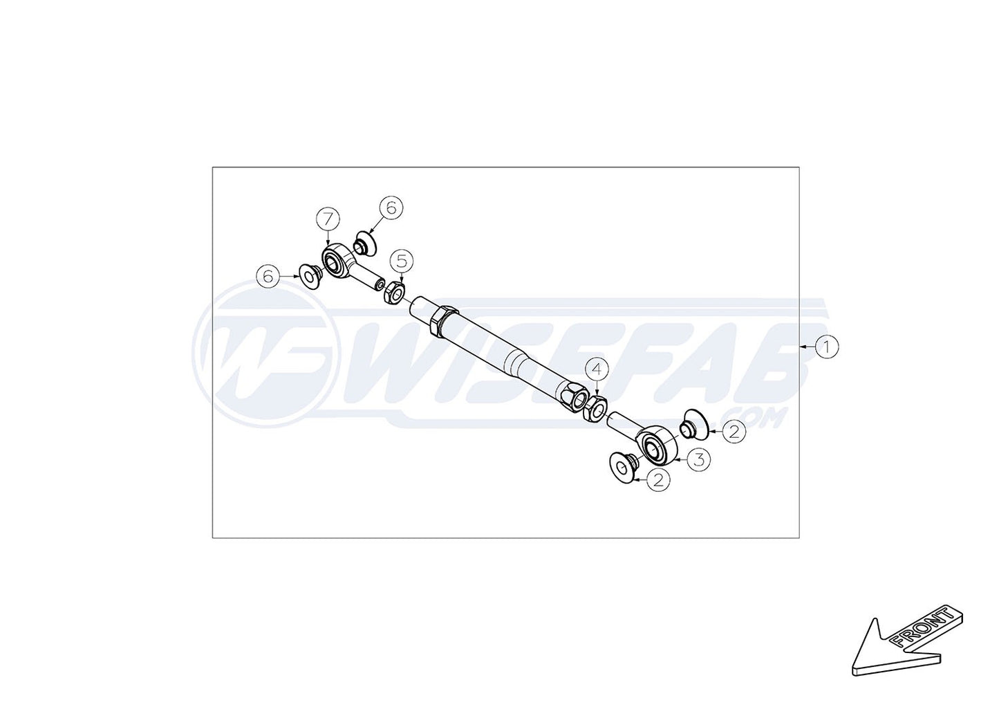 WiseFab - Rear Suspension Energy Absorbing Arm #5