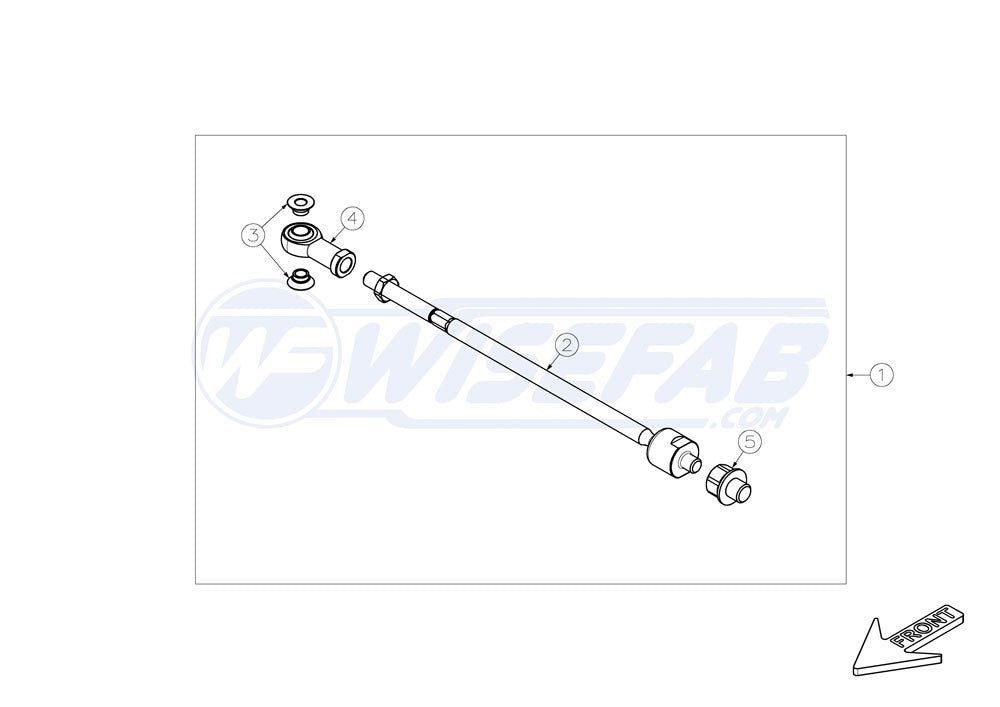 WiseFab - Nissan 240sx Tierod Front Rack (WF1401_600A)