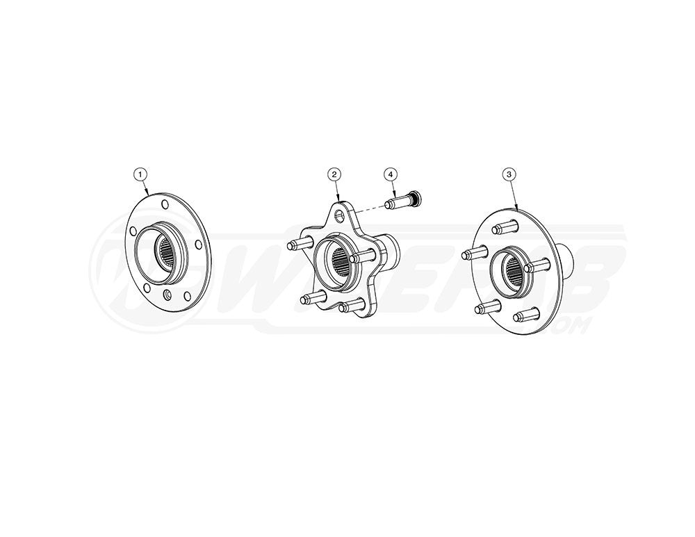 WiseFab - Nissan S Chassis Rear Wheel Hub Assembly
