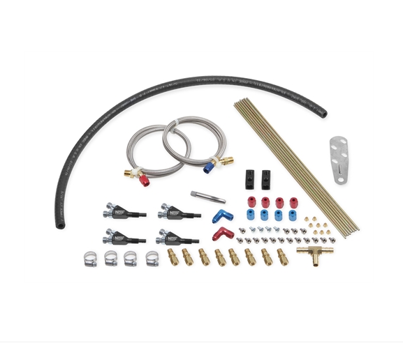 Nitrous Oxide System - NOS Half Nitrous Plumbing Kit Direct Port Fogger (0030NOS)