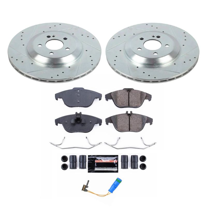 Power Stop 2018 Mercedes-Benz E400 Rear Z23 Evolution Sport Brake Kit