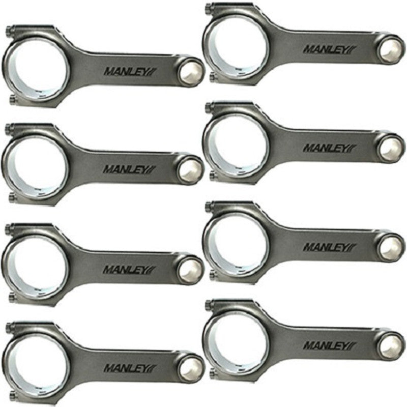 Manley Ford 4.6L Modular/5.0L V-8 22mm Pin Forced Induction Pro Series I Beam Juego de bielas