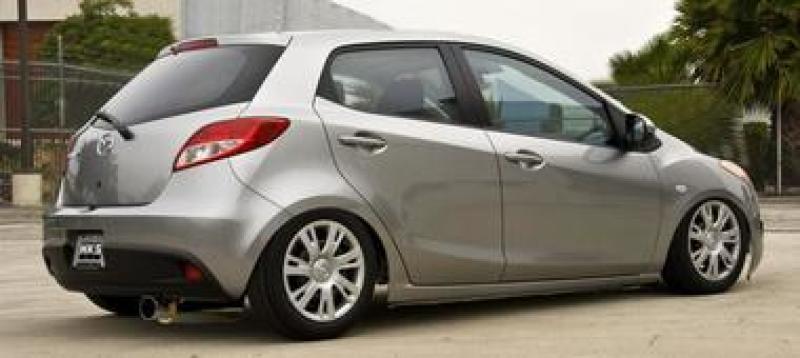 HKS 11 Mazda 2 Silent Hi-Power Sección trasera SOLO escape con resonador externo