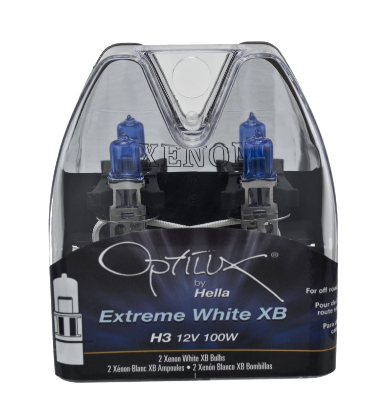 Bombilla Hella Optilux H3 12V / 100W Xenon Blanco XB