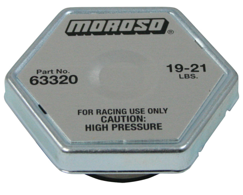 Tapa de radiador Moroso Racing - 19-21 libras