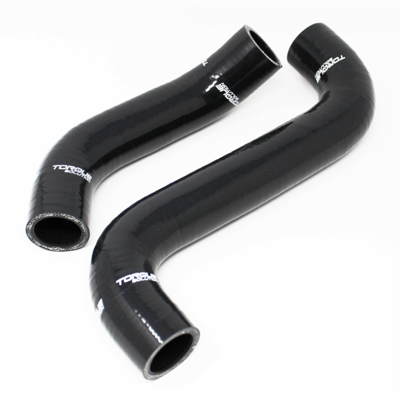 Solução de torque 02-07 Subaru WRX / 04-07 STI Kit de mangueira de radiador de silicone - preto