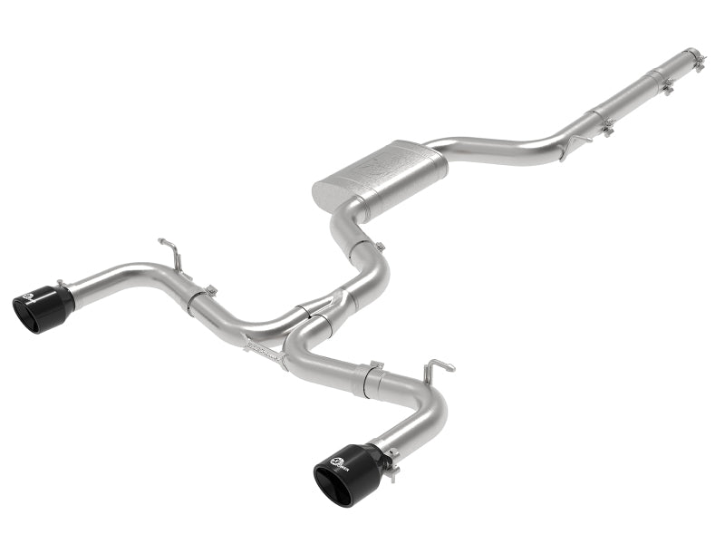 aFe MACHForce XP 3in-2.5in SS escape Cat-Back 18-19 Volkswagen GTI (MK7.5) L4-2.0L (t) - Preto