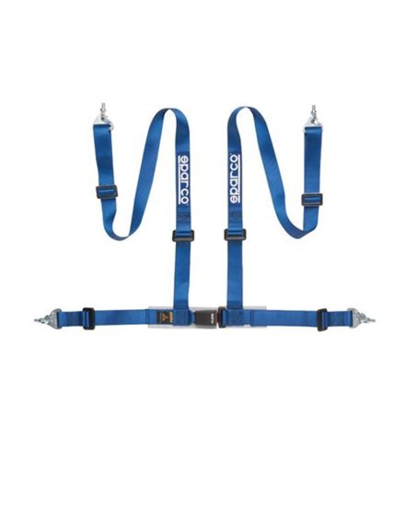 Cinturón Sparco 2 Pulgadas Azul 4Pt Snap-In
