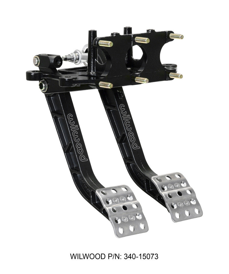 Wilwood Adjustable-Trubar Dual Pedal - Freio / Embreagem - Rev. Swing Mount - 5.1:1