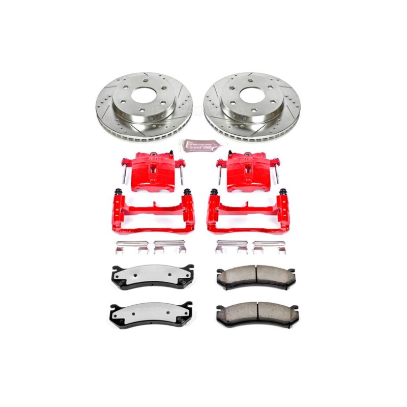 Power Stop 02-06 Cadillac Escalade Front Z36 Kit de freno de camión y remolque con pinzas